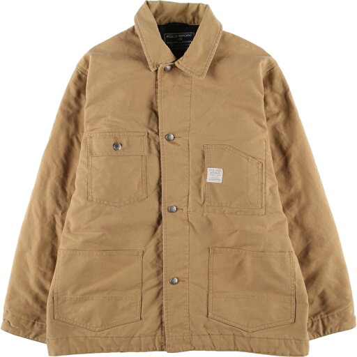 古着 90'S ラルフローレン Ralph Lauren POLO SPORT ポロスポーツ 中綿入り ダックカバーオール メンズL相当 ヴィンテージ /eaa540137 【中古】 【250421】 古着 90'S ラルフローレン Ralph Lauren POLO SPORT ポロスポーツ 中綿入り ダックカバーオール メンズL相当 ヴィンテージ /eaa540137 【中古】 【250421】