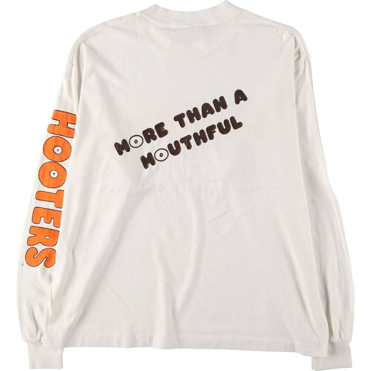 古着 90'S TEE JAYS HOOTERS フーターズ アドバタイジング ロングTシャツ ロンT USA製 メンズXL相当 ヴィンテージ /eaa540159 【中古】 【250422】