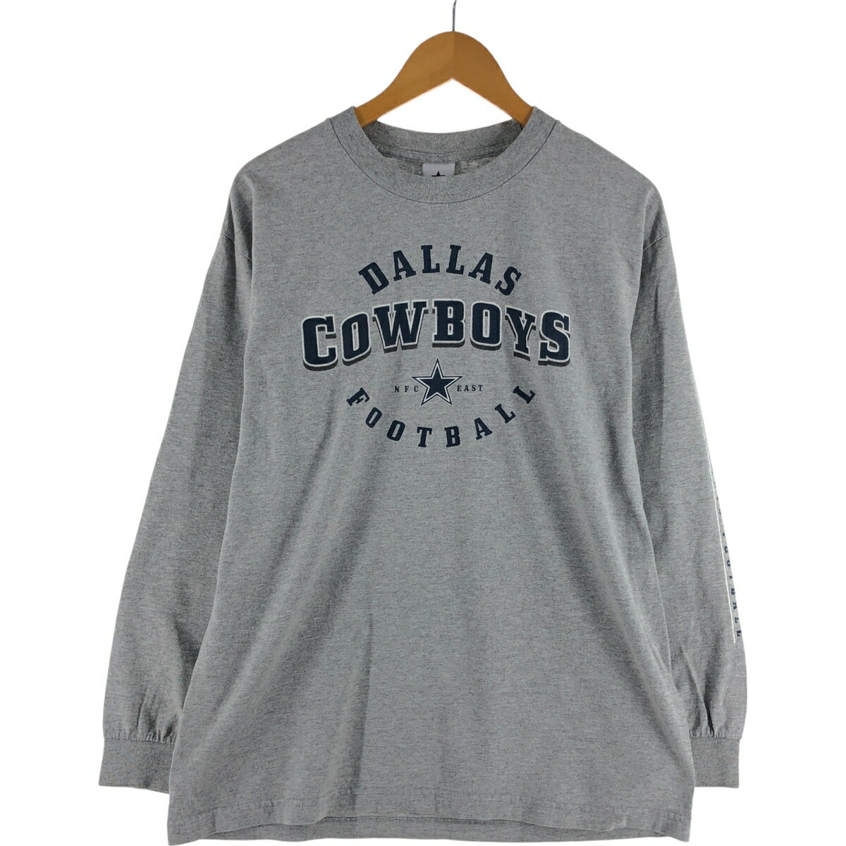 古着 90'S NFL DALLAS COWBOYS ダラスカウボーイズ ロングTシャツ ロンT メンズL相当 ヴィンテージ /eaa540193 【中古】 【250423】 【ss2601_30】