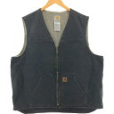 古着 カーハート Carhartt ダックベスト メンズXXL相当 /eaa540205 【中古】 【250429】