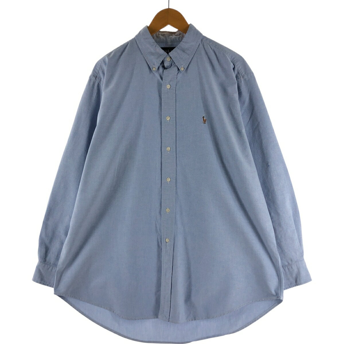 樂天商城 - 古着 ラルフローレン Ralph Lauren YARMOUTH 長袖 ボタンダウンシャツ メンズL相当 /eaa540711 【中古】 【250425】 【SS2603_10】