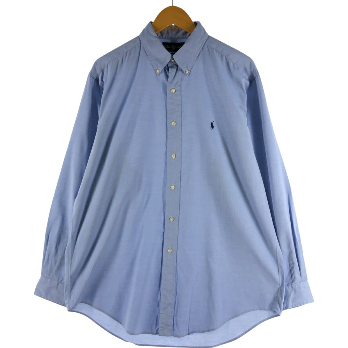 商品詳細 ブランド・Ralph Lauren・ラルフローレン・ 特徴・長袖・ボタンダウン・ モデル/形状・YARMOUTH・長袖 ボタンダウンシャツ・ 素材・コットン:100%・ 色・ブルー系 水色・ 柄・無地・ワンポイント・ 生産国・香港製・ 年代 サイズ・メンズL・表記サイズ:16・着丈:85.5cm・身幅:66.5cm・肩幅:52cm・袖丈:63.5cm・ コンディション・C・ カテゴリ・メンズ・トップス・長袖シャツ・長袖ボタンダウンシャツ・ 商品番号・eaa540715・ 取扱店・・ スタッフコメントRalph Lauren YARMOUTH 長袖 ボタンダウンシャツ / メンズL / 商品番号 eaa540715 USEDですので使用感などございますが、まだまだご愛用していただけます。 古着という事をご理解の上ご注文よろしくお願いします。 【状態追記】 ●後、右袖先・右背中に汚れ※状態は当社独自の基準です。 着用感表記サイズ着丈身幅肩幅袖丈 メンズL16(※着用感、表記サイズは目安です。)85.5cm66.5cm52cm63.5cm ※測定値の若干の誤差はご了承下さい。サイズガイドはこちら ブランドRalph Laurenラルフローレン 特徴長袖 / ボタンダウンモデル/形状YARMOUTH / 長袖 ボタンダウンシャツ素材コットン:100%色ブルー系 水色柄無地 / ワンポイント生産国香港製年代-カテゴリ長袖ボタンダウンシャツ商品番号eaa540715取扱店　　 ラルフローレンの他の商品を見る長袖ボタンダウンシャツの他の商品を見る