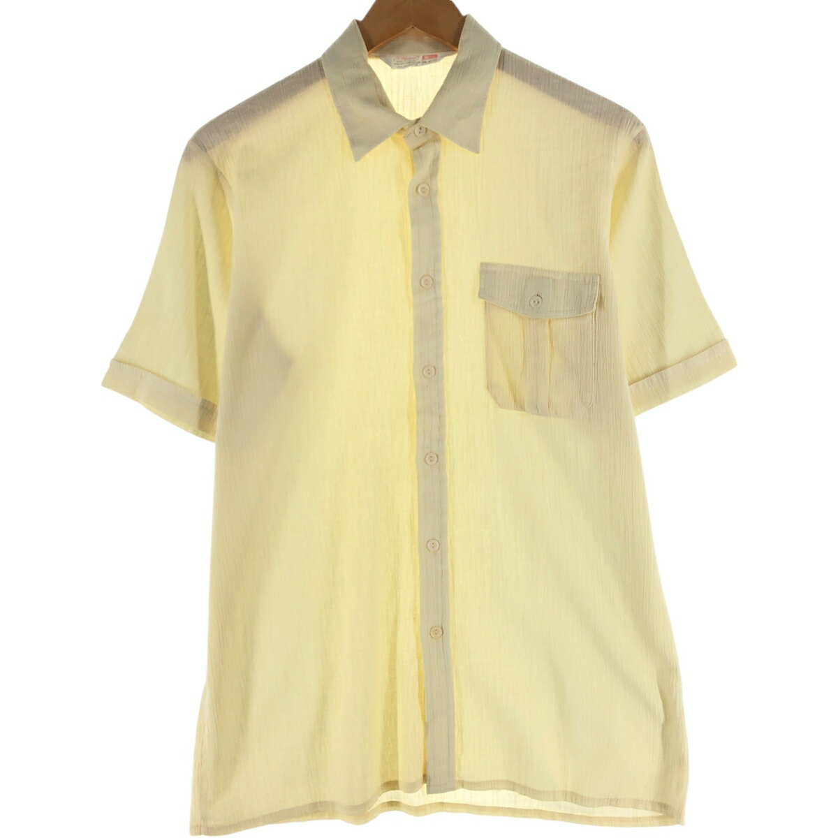 古着 セントマイケル st.michael 半袖 ボックスシャツ 英国製 メンズM相当 /eaa541108 【中古】 【250427】 【SS2509_30】