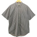 古着 エディーバウアー Eddie Bauer チェック柄 半袖 シアサッカーシャツ メンズM相当 /eaa541178 【中古】 【250423】(4)