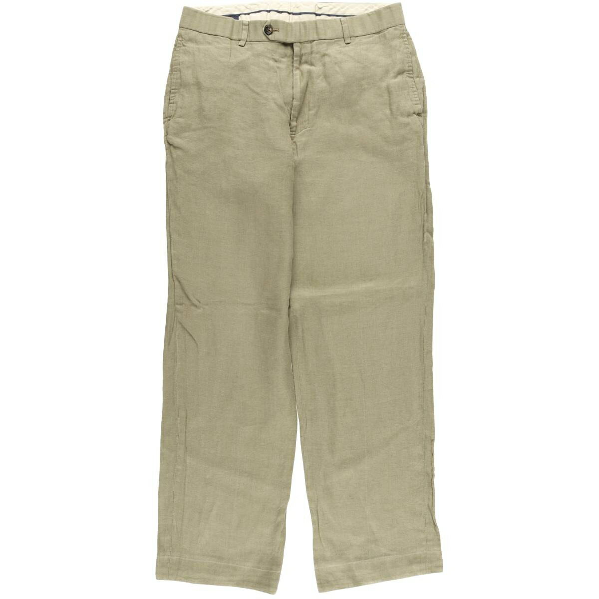 商品詳細 ブランド・Brooks Brothers・ブルックスブラザーズ・ 特徴・ジッパーフライ・ モデル/形状・1818 Madison・リネンパンツ スラックス・ 素材・リネン:100%・ 色・ベージュ系・ 柄・無地・ 生産国・タイラン...