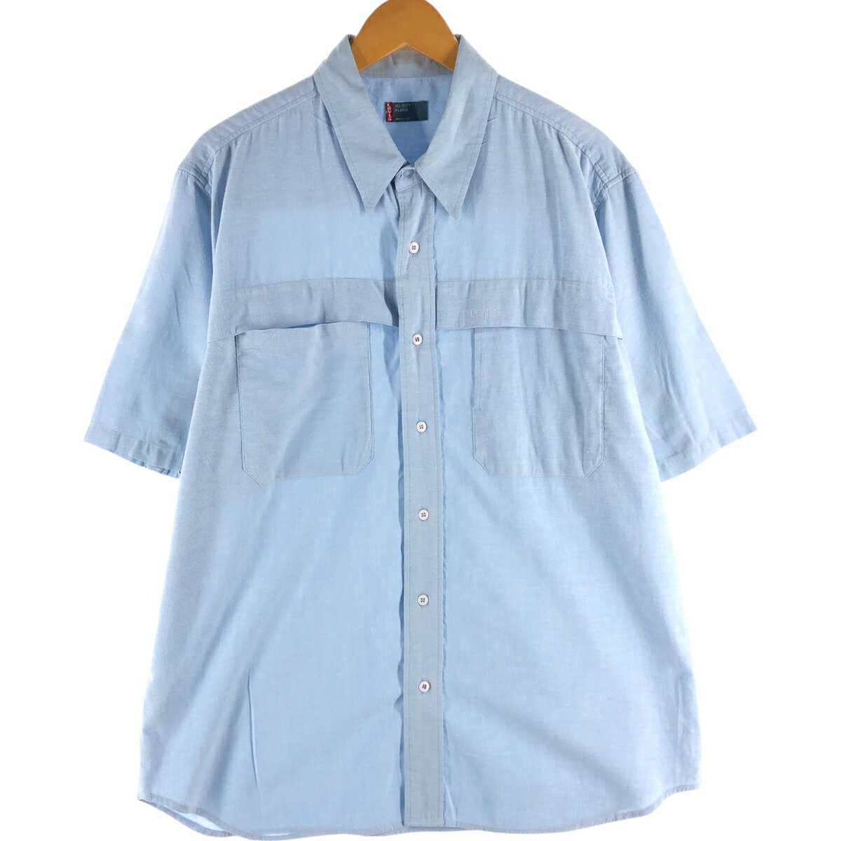 古着 リーバイス Levi's 半袖 コットンシャツ メンズXL相当 /eaa541729 【中古】 【250427】 【SS2509_30】