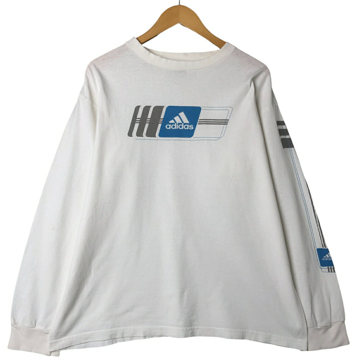 古着 00'S アディダス adidas ロングTシャツ ロンT メンズL相当 /eaa542167 【中古】 【250503】 【NL2503】 【ss2601_30】
