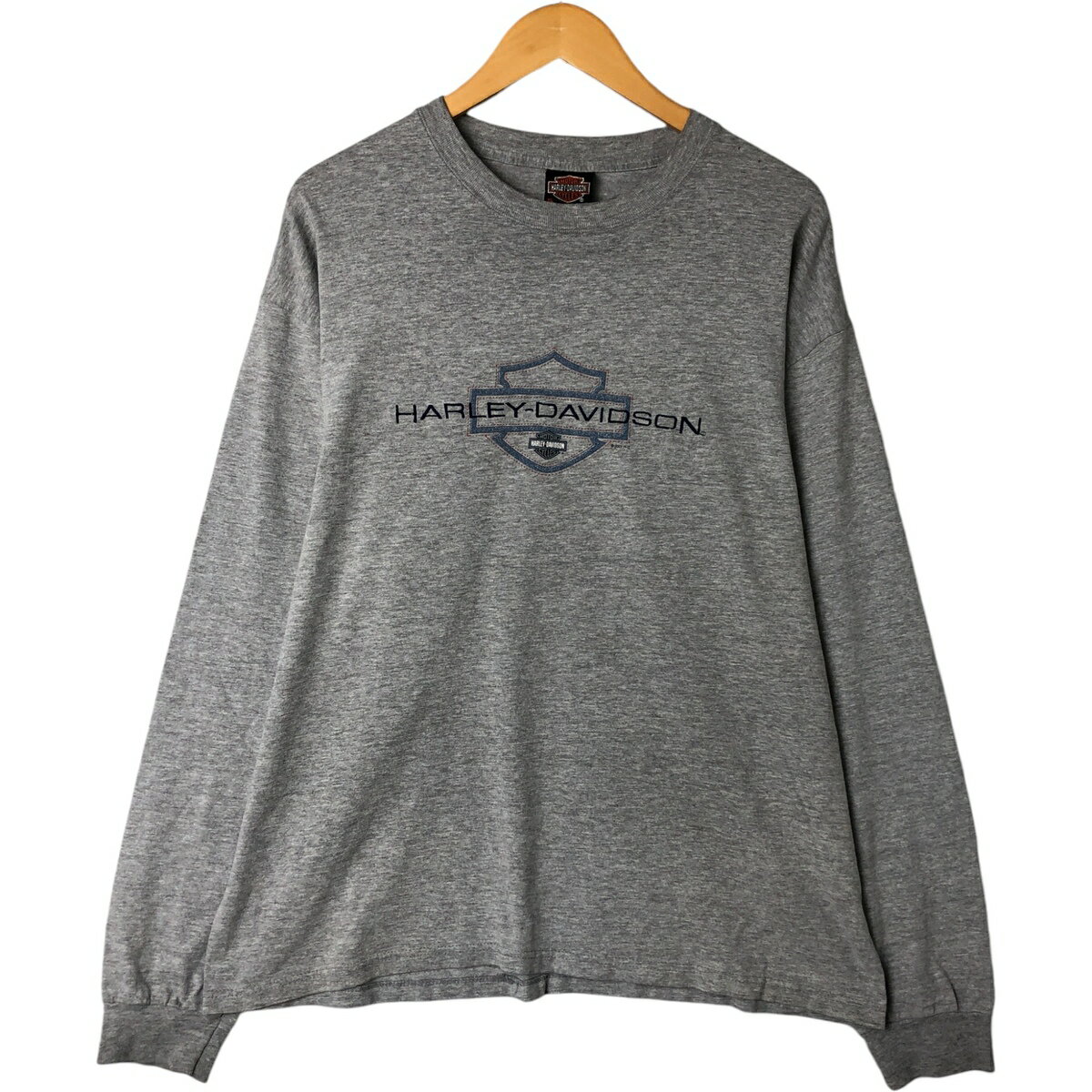 古着 00'S ハーレーダビッドソン Harley-Davidson Hanes ヘインズ ロングTシャツ ロンT USA製 メンズXL相当 /eaa542479 【中古】 【250428】 【NL2503】 【ss2601_30】