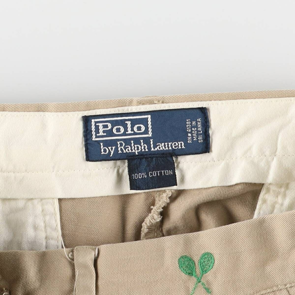 古着 ラルフローレン Ralph Lauren POLO by Ralph Lauren 総柄 チノパンツ メンズw33相当 /eaa542504 【中古】 【250501】