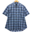 古着 ラルフローレン Ralph Lauren 半袖 ボタンダウン チェックシャツ メンズXL相当 /eaa542622 【中古】 【250426】(4)