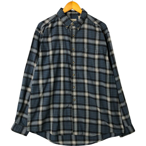 古着 90~00'S エルエルビーン L.L.Bean 長袖 ボタンダウン ライトネルチェックシャツ カナダ製 メンズXL相当 /eaa542665 【中古】 【250503】 【NL2503】 古着 90~00'S エルエルビーン L.L.Bean 長袖 ボタンダウン ライトネルチェックシャツ カナダ製 メンズXL相当 /eaa542665 【中古】 【250503】 【NL2503】