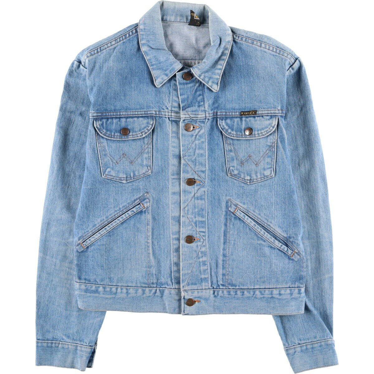 古着 70'S~ ラングラー Wrangler デニムジャケット Gジャン メンズM相当 ヴィンテージ /eaa542740 【中古】 【250429】