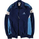 古着 訳あり特価 90'S アディダス adidas ベロアジャージ トラックジャケット メンズS相当 ヴィンテージ /eaa542752 【中古】 【250427】 【NL2503】