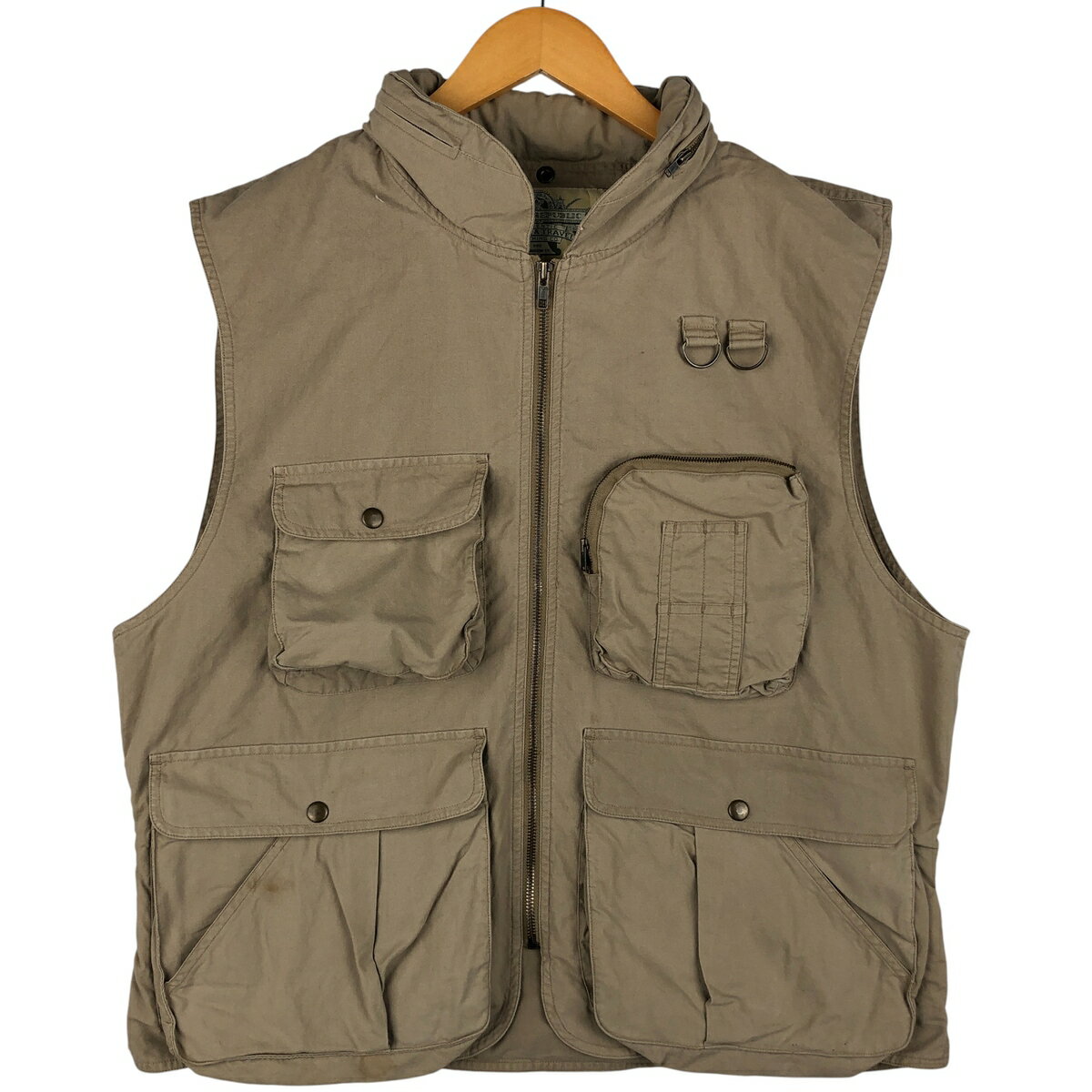 古着 90'S バナナリパブリック BANANA REPUBLIC サファリベスト メンズL相当 ヴィンテージ /eaa542803 【中古】 【260123】