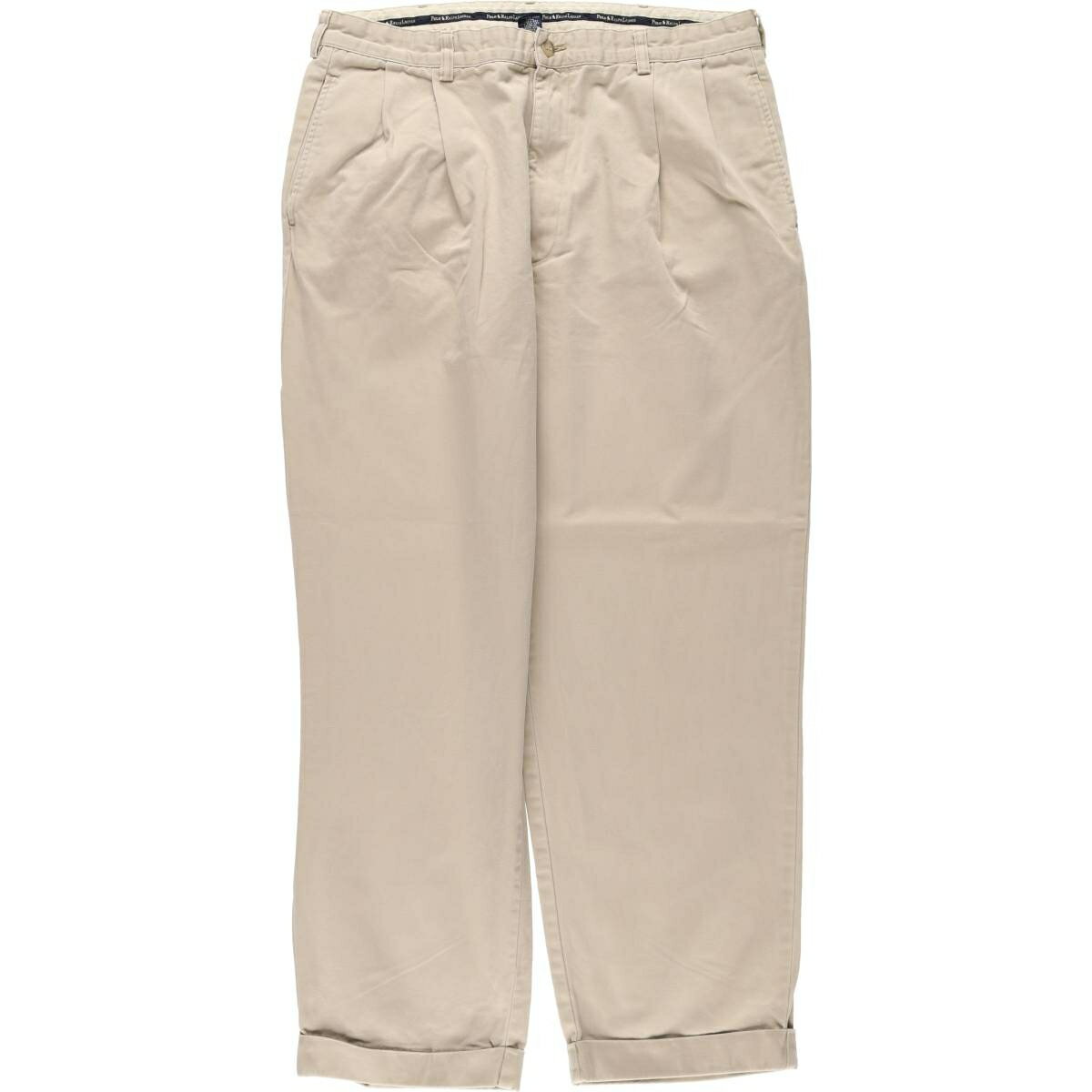 Rakuten - 古着 ラルフローレン Ralph Lauren POLO RALPH LAUREN ツータック チノパンツ メンズw36相当 /eaa542825 【中古】 【250502】 【SS2606_10】