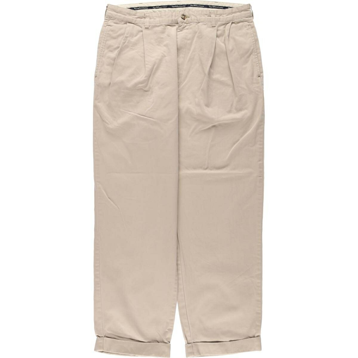 Rakuten - 古着 ラルフローレン Ralph Lauren POLO RALPH LAUREN ツータック チノパンツ メンズw36相当 /eaa542828 【中古】 【250502】 【SS2606_10】