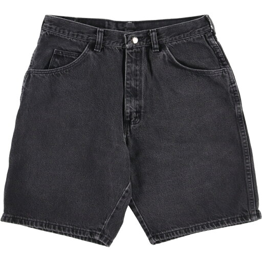 古着 90'S ラングラー Wrangler ブラックデニムショーツ ショートパンツ メンズw31相当 ヴィンテージ /eaa542832 【中古】 【250503】 【SS2509_30】