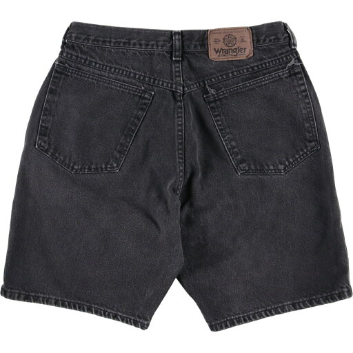 古着 90'S ラングラー Wrangler ブラックデニムショーツ ショートパンツ メンズw31相当 ヴィンテージ /eaa542832 【中古】 【250503】 【SS2509_30】