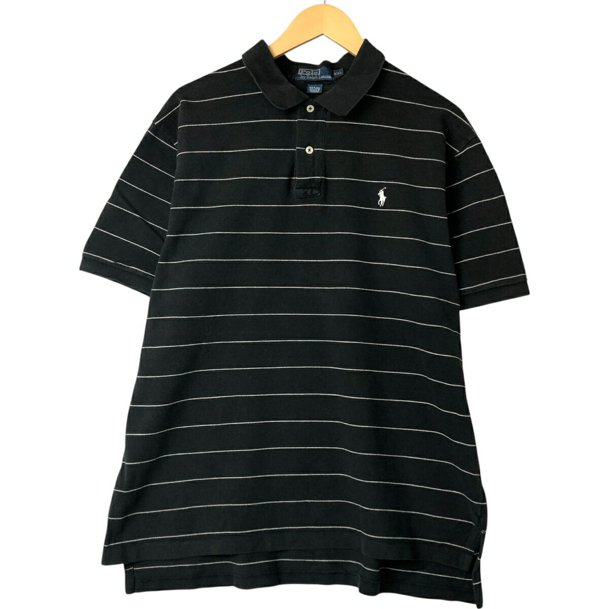 古着 ラルフローレン Ralph Lauren POLO by Ralph Lauren 半袖 ボーダー ポロシャツ メンズXXL相当 /eaa543034 【中古】 【250512】 【NL2503】
