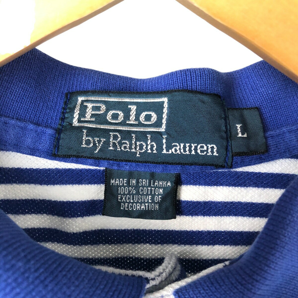 古着 ラルフローレン Ralph Lauren POLO by Ralph Lauren 半袖 ボーダー ポロシャツ メンズL相当 /eaa543035 【中古】 【250512】 【NL2503】 【SS2509_10】