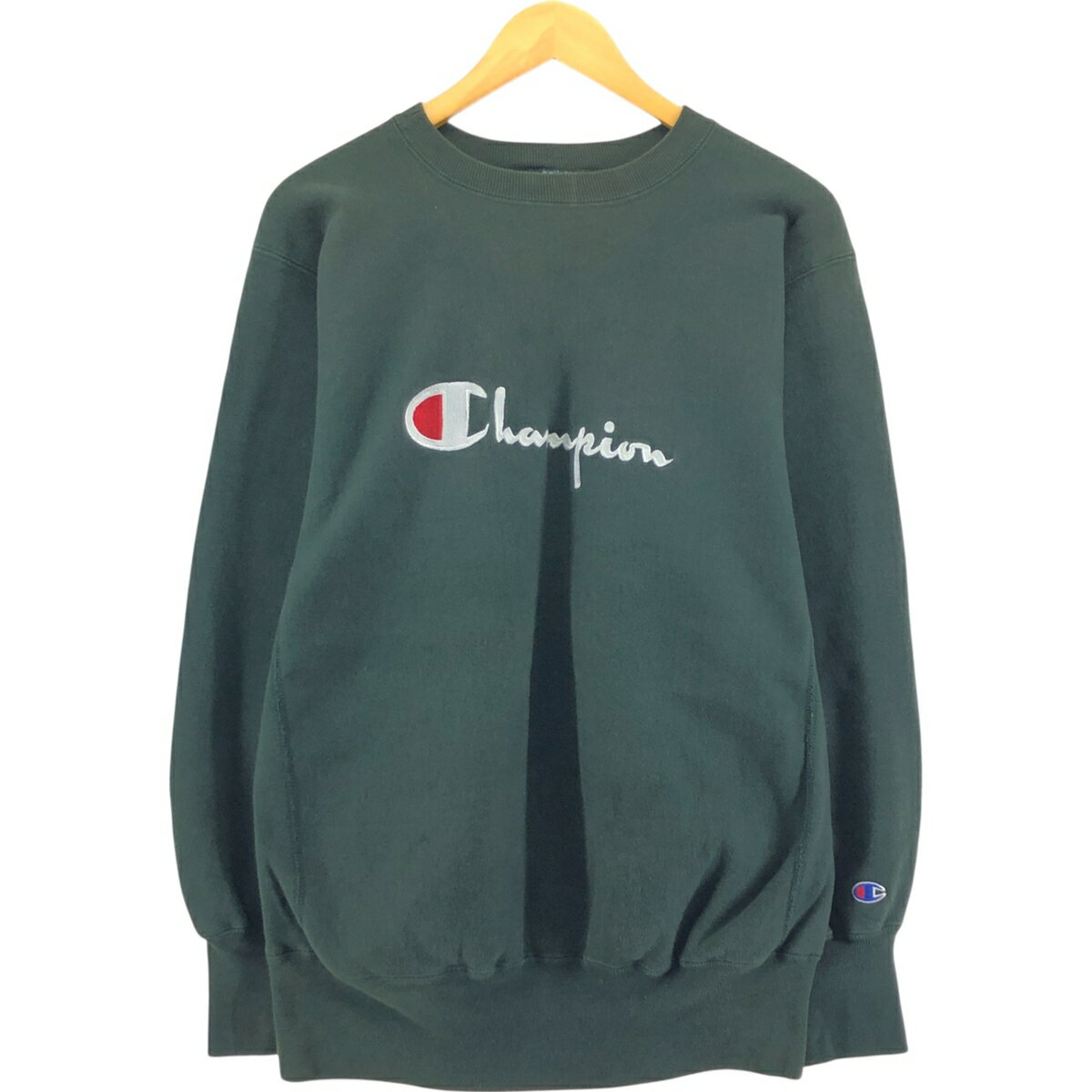 樂天商城 - 古着 90'S チャンピオン Champion REVERSE WEAVE リバースウィーブ 刺繍タグ ロゴスウェットシャツ トレーナー USA製 メンズXL相当 ヴィンテージ /eaa543169 【中古】 【250503】 【SS2603_10】