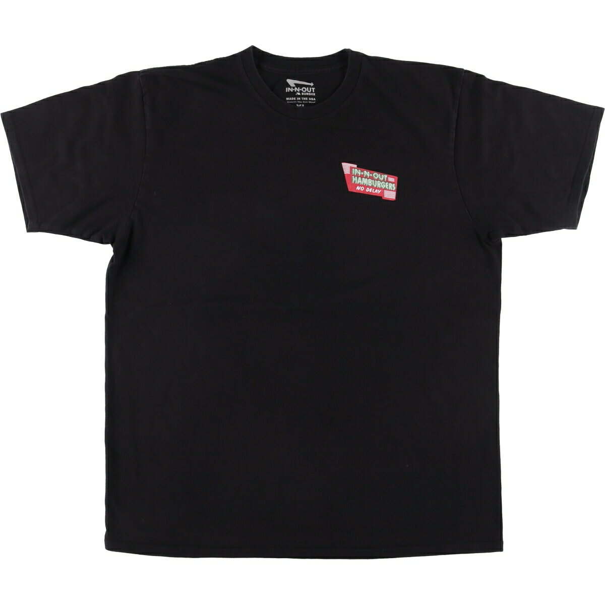 古着 IN-N-OUT BURGER インアンドアウトバーガー バックプリント アドバタイジングTシャツ USA製 メンズXL相当 /eaa543376 【中古】 【250428】 【SS2509_30】