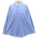 古着 ブルックスブラザーズ Brooks Brothers 346 長袖 ボタンダウンシャツ メンズXL相当 /eaa543583 【中古】 【250426】