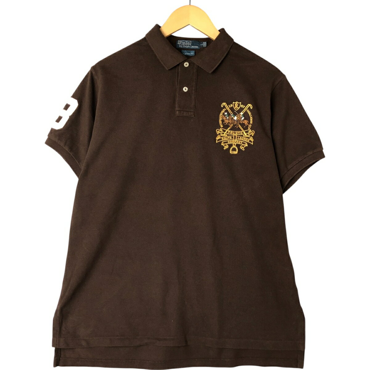 古着 ラルフローレン Ralph Lauren POLO by Ralph Lauren CUSTOM FIT 半袖 ポロシャツ メンズL相当 /eaa543688 【中古】 【250430】 【NL2503】 【SS2603_10】