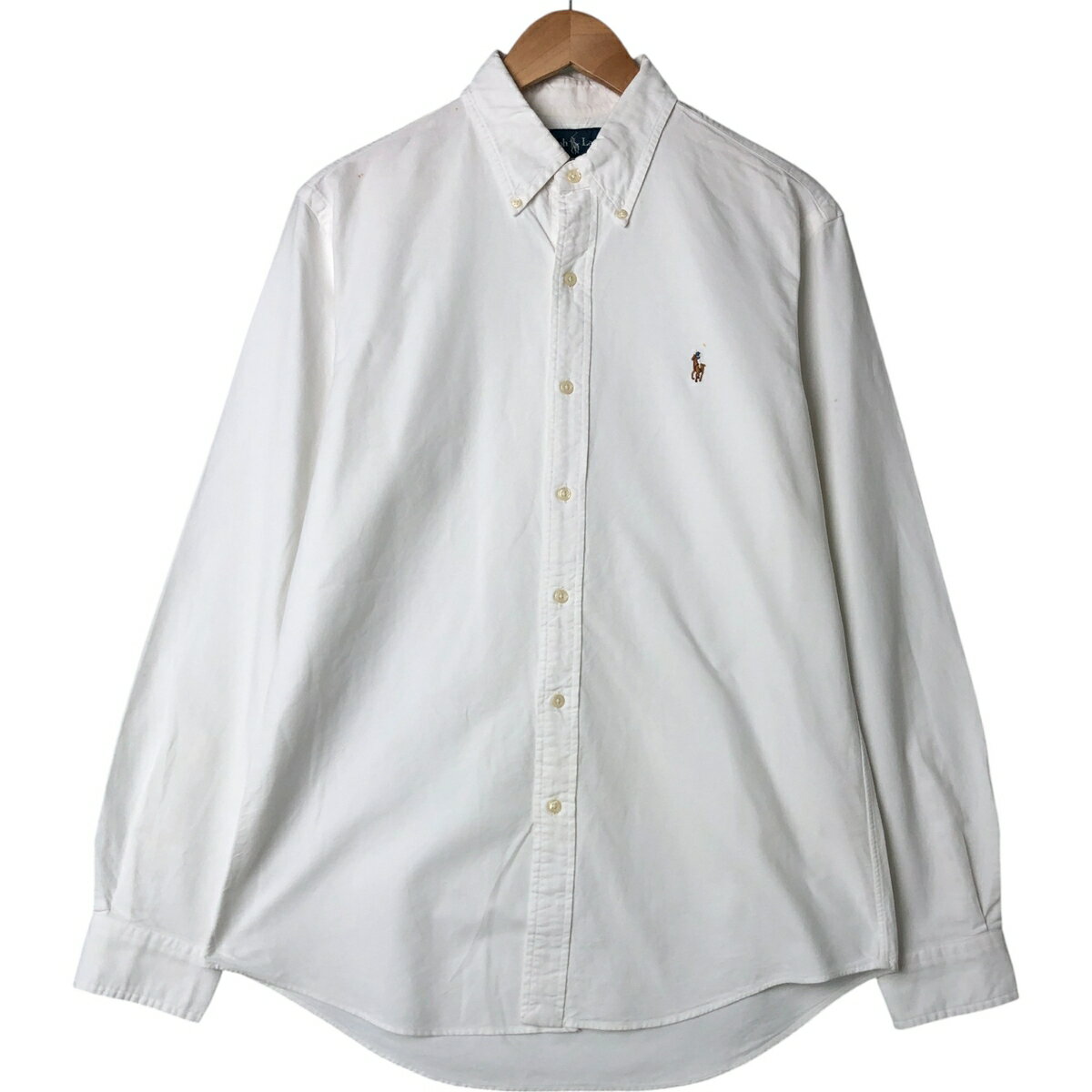 樂天商城 - 古着 ラルフローレン Ralph Lauren CUSTOM FIT 長袖 ボタンダウンシャツ メンズM相当 /eaa543782 【中古】 【250428】 【NL2503】 【SS2603_10】