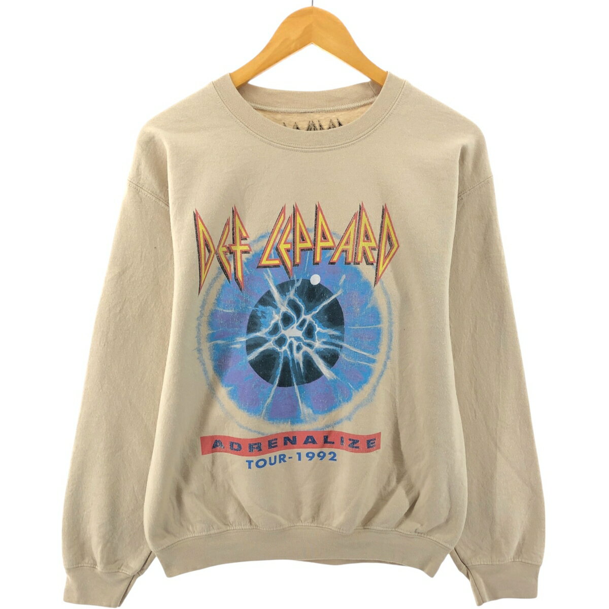 古着 デフレパード DEF LEPPARD バンド スウェットシャツ トレーナー メンズS相当 /eaa544176 【中古】 【250505】 【SS2603_30】