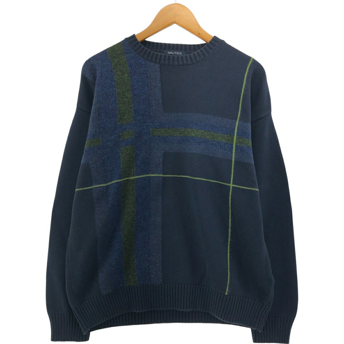 古着 ノーティカ NAUTICA コットンニットセーター メンズL相当 /eaa544604 【中古】 【251211】