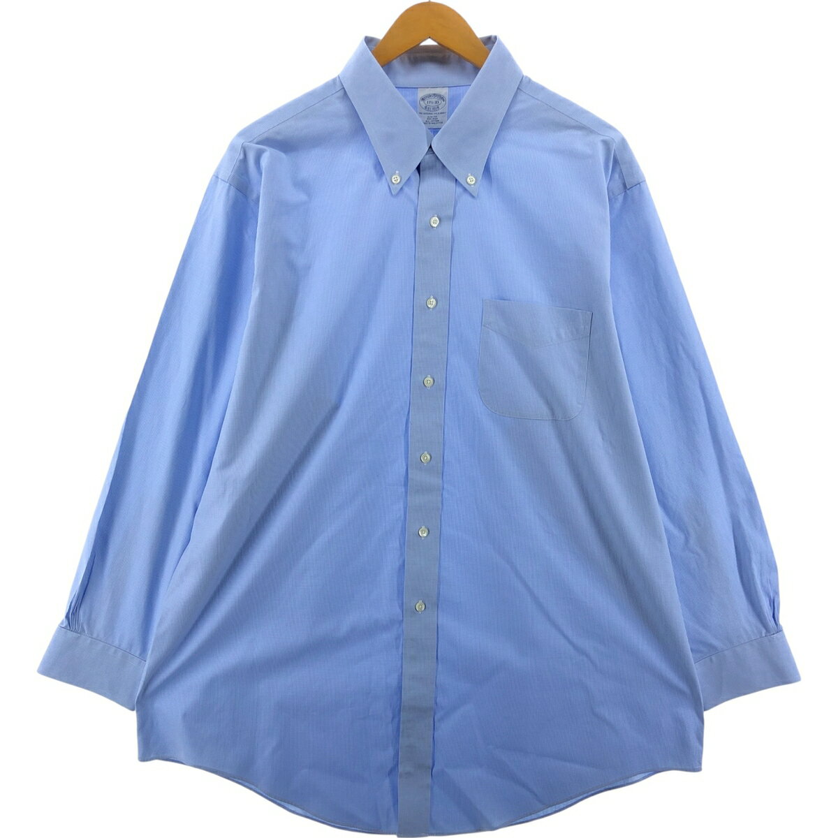 乐天商城 - 古着 ブルックスブラザーズ Brooks Brothers Est.1818 千鳥格子柄 長袖 ボタンダウンシャツ メンズXL相当 /eaa544716 【中古】 【250503】 【NL2503】