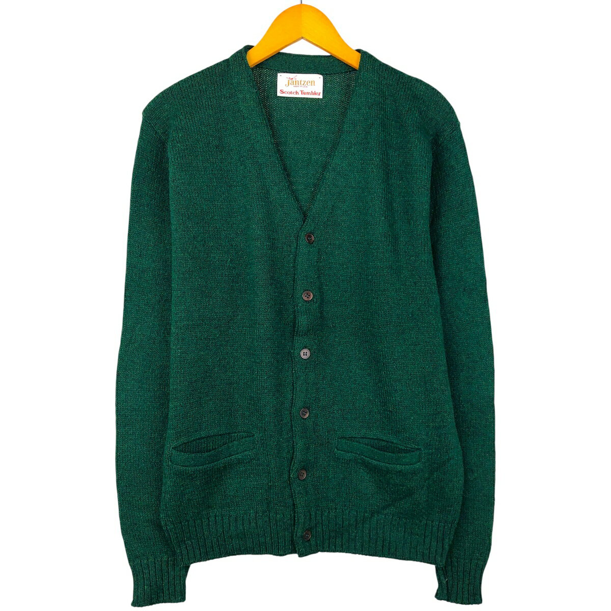 古着 ~90'S ジャンセン Jantzen Scotch Tumbler カーディガン USA製 メンズM相当 ヴィンテージ /eaa544902 【中古】 【251214】