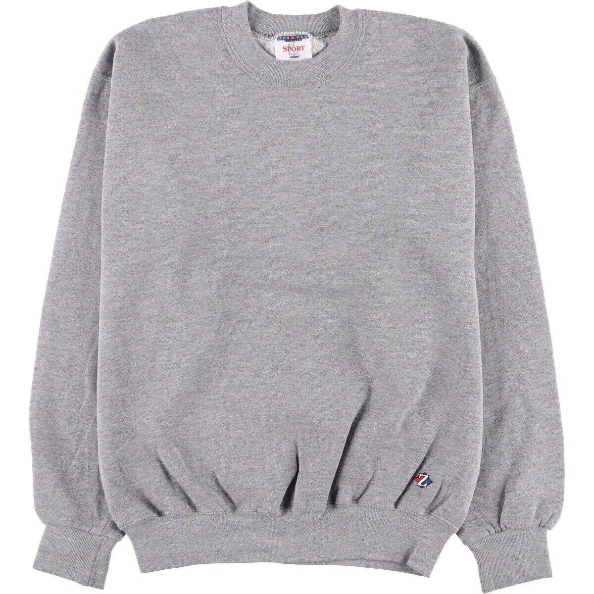 古着 90'S ジャージーズ Jerzees SPORT Z 無地 ブランクスウェットシャツ トレーナー USA製 メンズM相当 ヴィンテージ /eaa545257 【中..