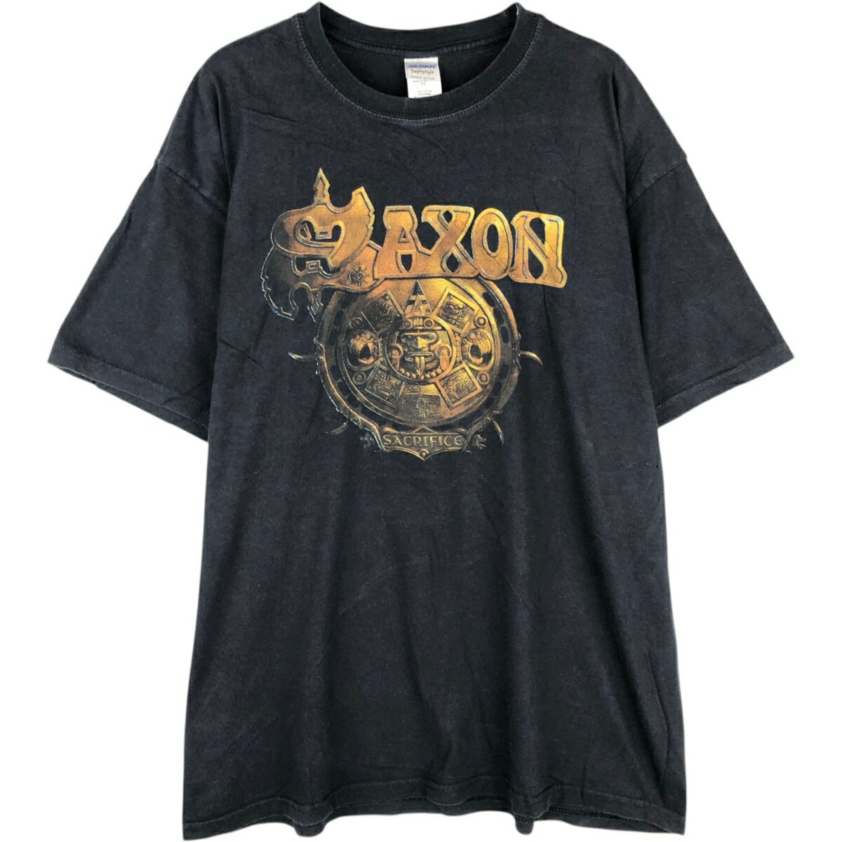 古着 ギルダン GILDAN SAXON サクソン バンドTシャツ バンT メンズXL相当 /eaa545451 【中古】 【260403】