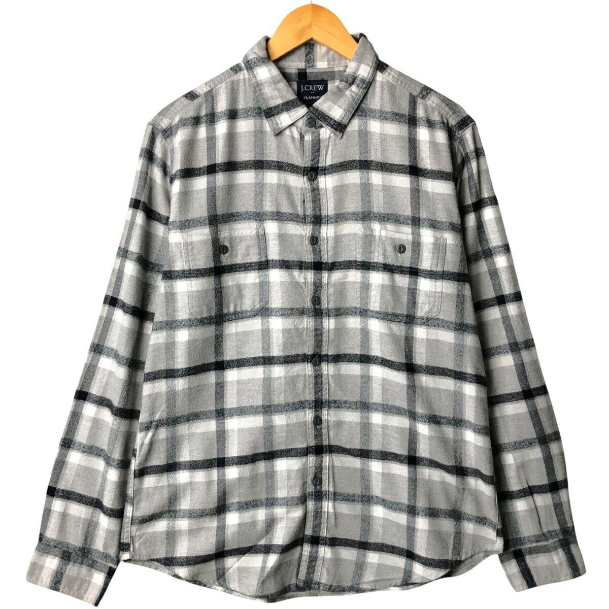 乐天商城 - 古着 ジェイクルー J.Crew 長袖 フランネルチェックシャツ メンズL相当 /eaa545587 【中古】 【251012】 【SS2606_30