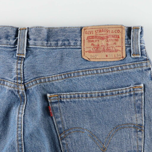 古着 リーバイス Levi's 560 COMFORT FIT テーパードデニムパンツ メンズw34相当 /eaa546110 【中古】 【250512】 【SS2509_10】