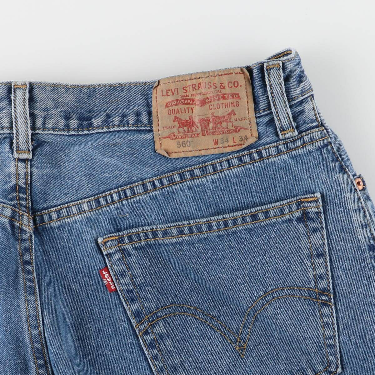 古着 リーバイス Levi's 560 COMFORT FIT テーパードデニムパンツ メンズw35相当 /eaa546112 【中古】 【250509】 【SS2509_10】