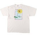 古着 90'S オニータ ONEITA POWER PRO 花柄 ひまわり柄 アートTシャツ メンズXL相当 ヴィンテージ /eaa546481 【中古】 【2...