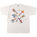 古着 90'S オニータ ONEITA POWER-T だまし絵Tシャツ USA製 メンズL相当 ヴィンテージ /eaa546492 【中古】 【250503】
