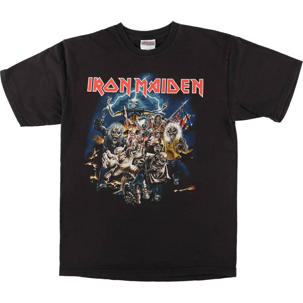 乐天商城 - 古着 00'S ヘインズ Hanes IRON MAIDEN アイアンメイデン バンドTシャツ バンT メンズM相当 /eaa546506 【中古】 【250506】 【SS2606_50】