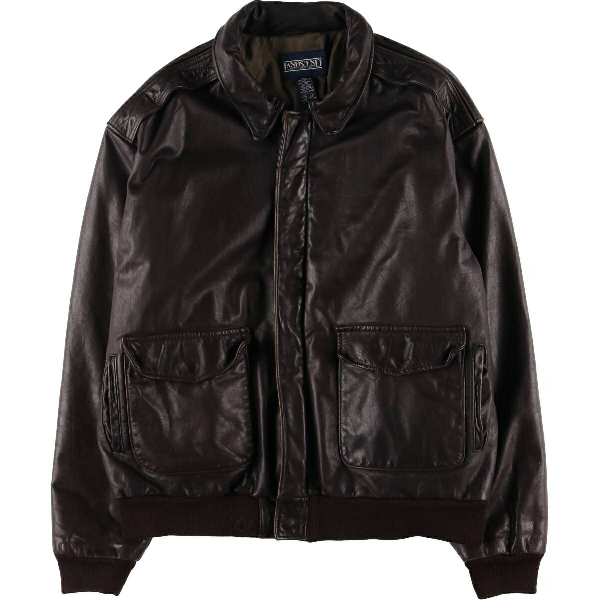  90'S 󥺥 LANDS' END A-2 쥶ե饤ȥ㥱å USA XL ơ /eaa...