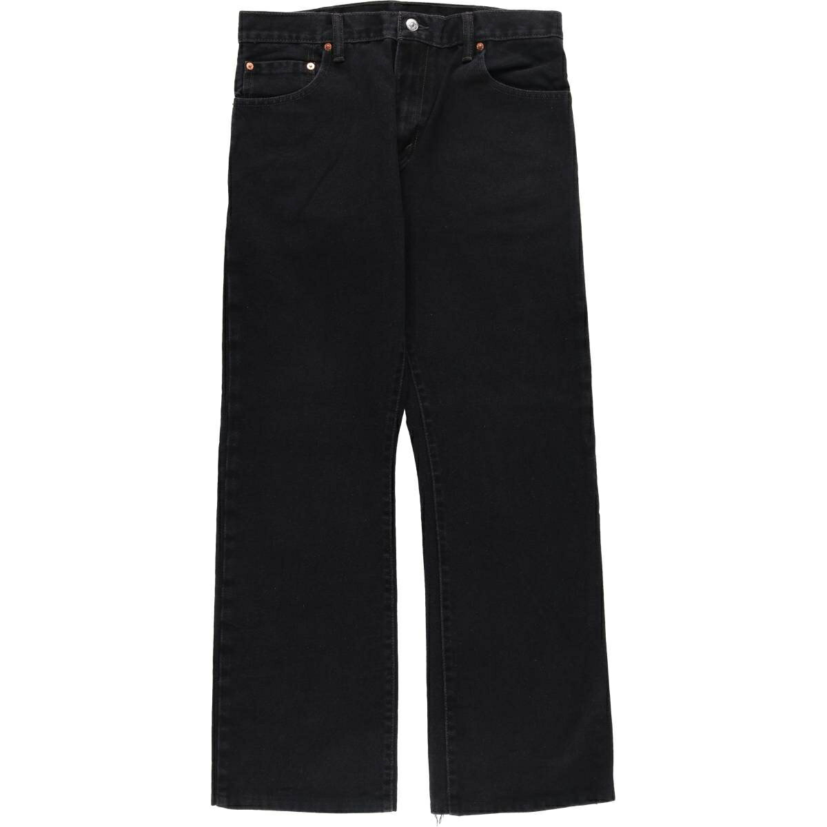 古着 リーバイス Levi's 517 ブラックデニム ブーツカットデニムパンツ メンズw33相当 /eaa546616 【中古】 【250506】
