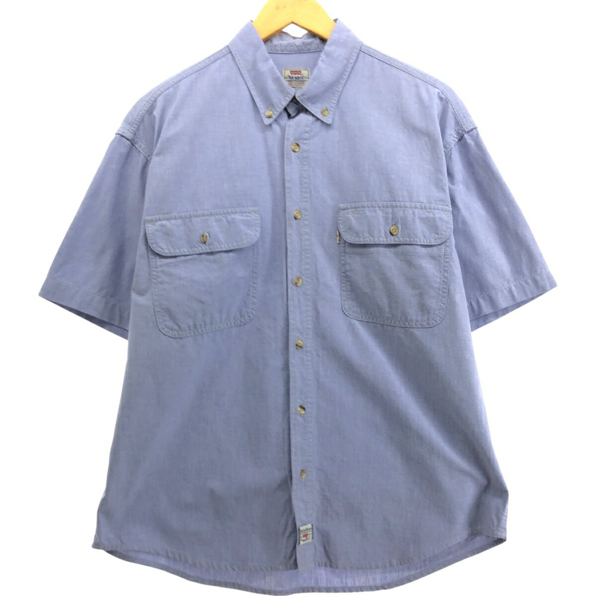 古着 90'S リーバイス Levi's 半袖 コットンシャツ メンズL相当 ヴィンテージ /eaa546748 【中古】 【250518】 【NL2503】 【SS2603_10】
