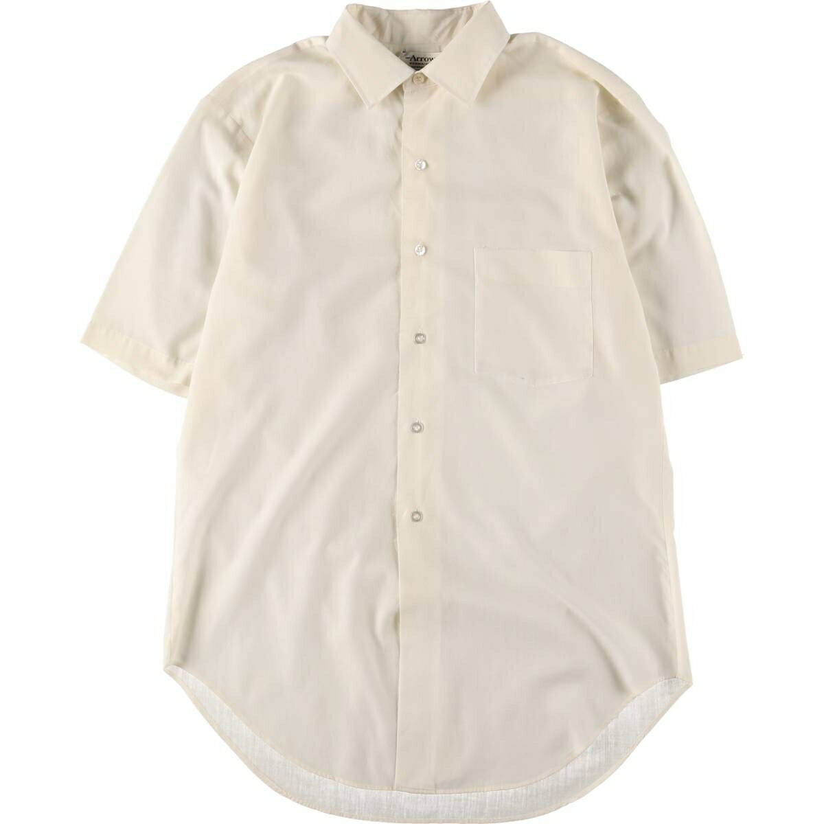 樂天商城 - 古着 70'S ARROW ワイドカラー 半袖 ポリコットンシャツ USA製 メンズM相当 /eaa546769 【中古】 【250519】 【SS2603_30】