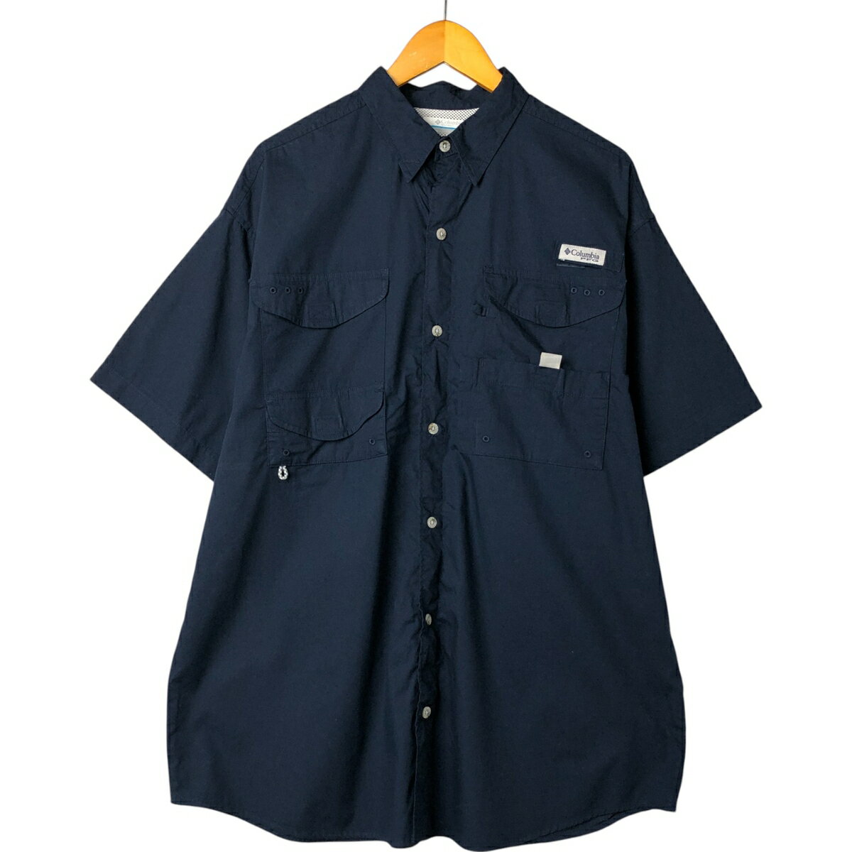 Rakuten - 古着 コロンビア Columbia PFG OMNI-SHADE ボタンダウン 半袖 フィッシングシャツ メンズL相当 /eaa546845 【中古】 【250506】 【NL2503】 【SS2603_30】
