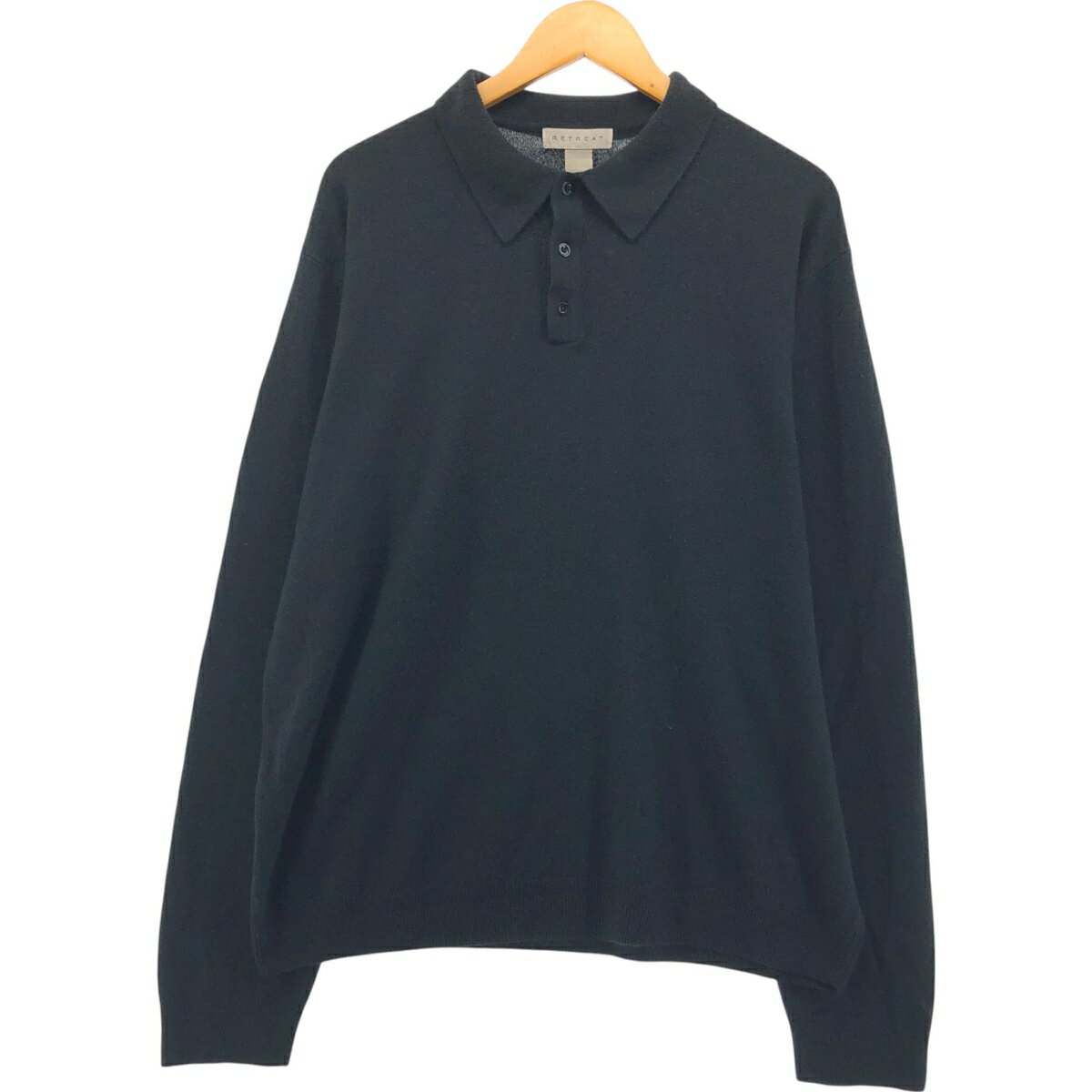 古着 RETREAT ポロニットセーター メンズL相当 /eaa546892 【中古】 【251208】