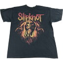 古着 Slipknot スリップノット ドクロ柄 スカル柄 バンドTシャツ バンT メンズM相当 両面プリント /eaa547036 【中古】 【250510】
