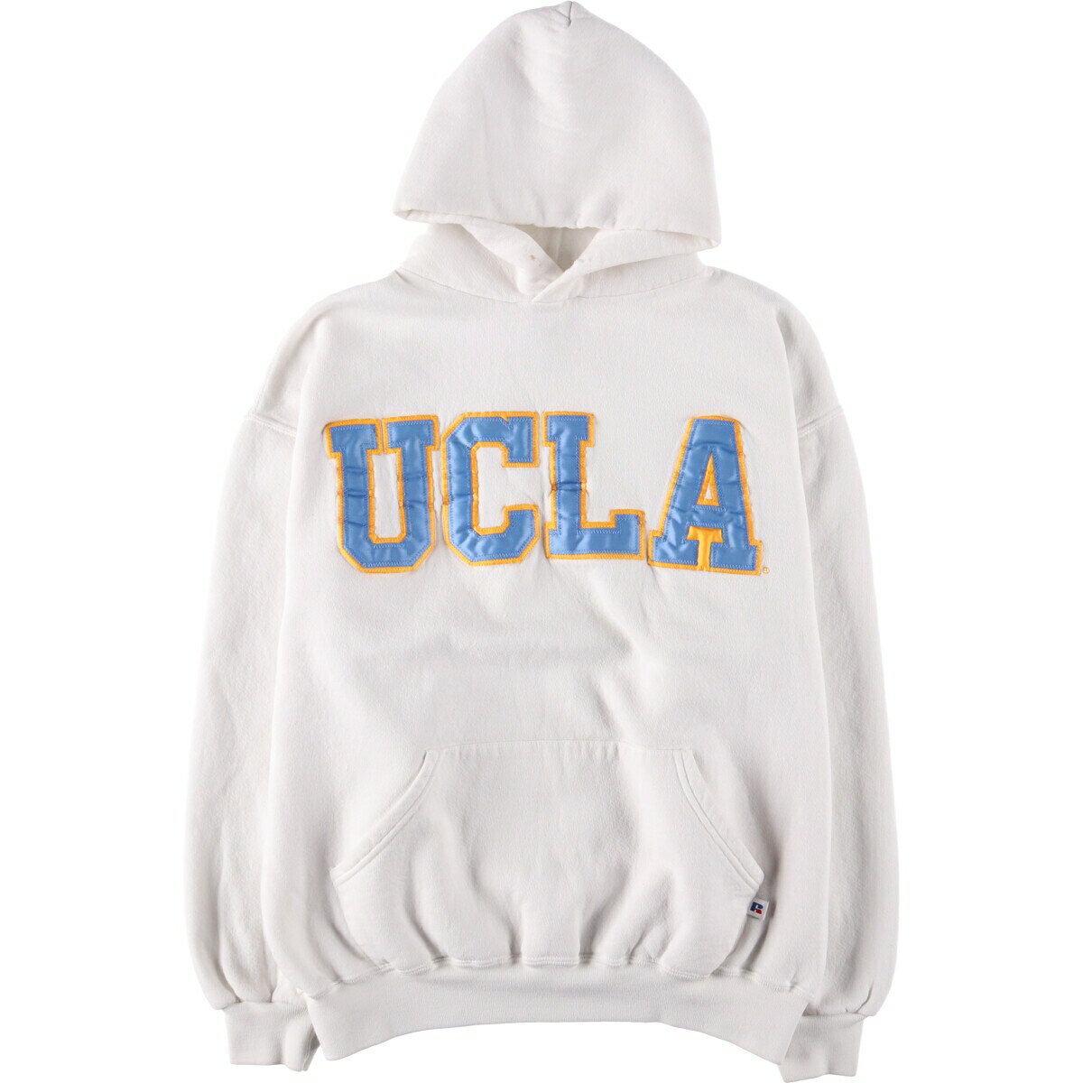 古着 90'S~ ラッセル Russell UCLA カリフォルニア大学ロサンゼルス校 カレッジ スウェットプルオーバーパーカー メンズL相当 ヴィンテージ /eaa547226 【中古】 【250518】