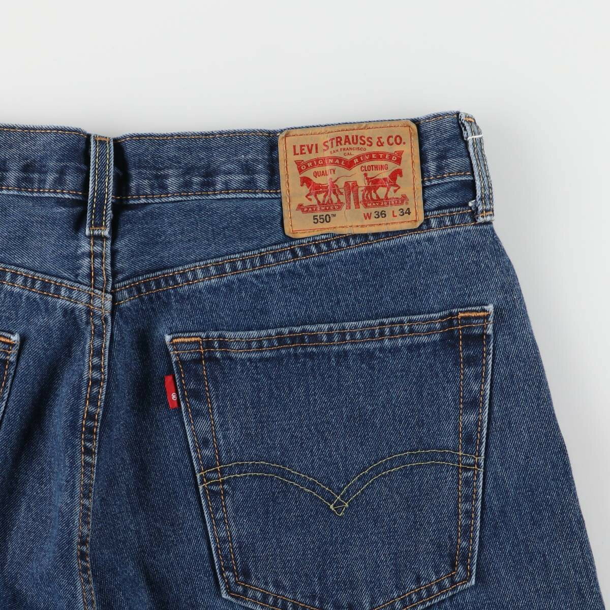 古着 リーバイス Levi's 550 テーパードデニムパンツ メンズw37相当 /eaa547331 【中古】 【250511】 【SS2509_10】